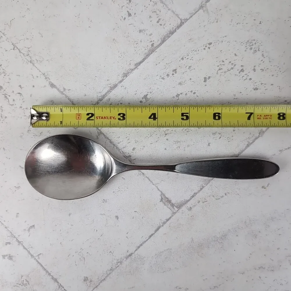 Towle Lauffer MAGNUM 18/8 Stainless Solid Serving Spoon Tablespoon 7 3/4 Japan